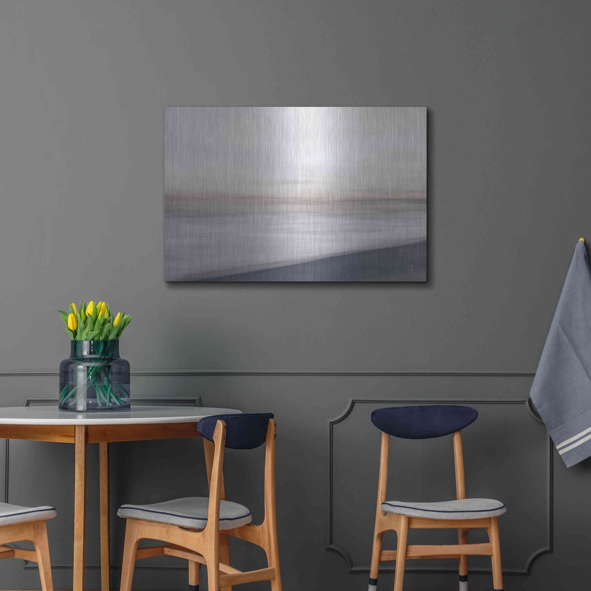 'Waves Move Me I' by Nathan Larson – Metal Wall Art, 36x24 room view