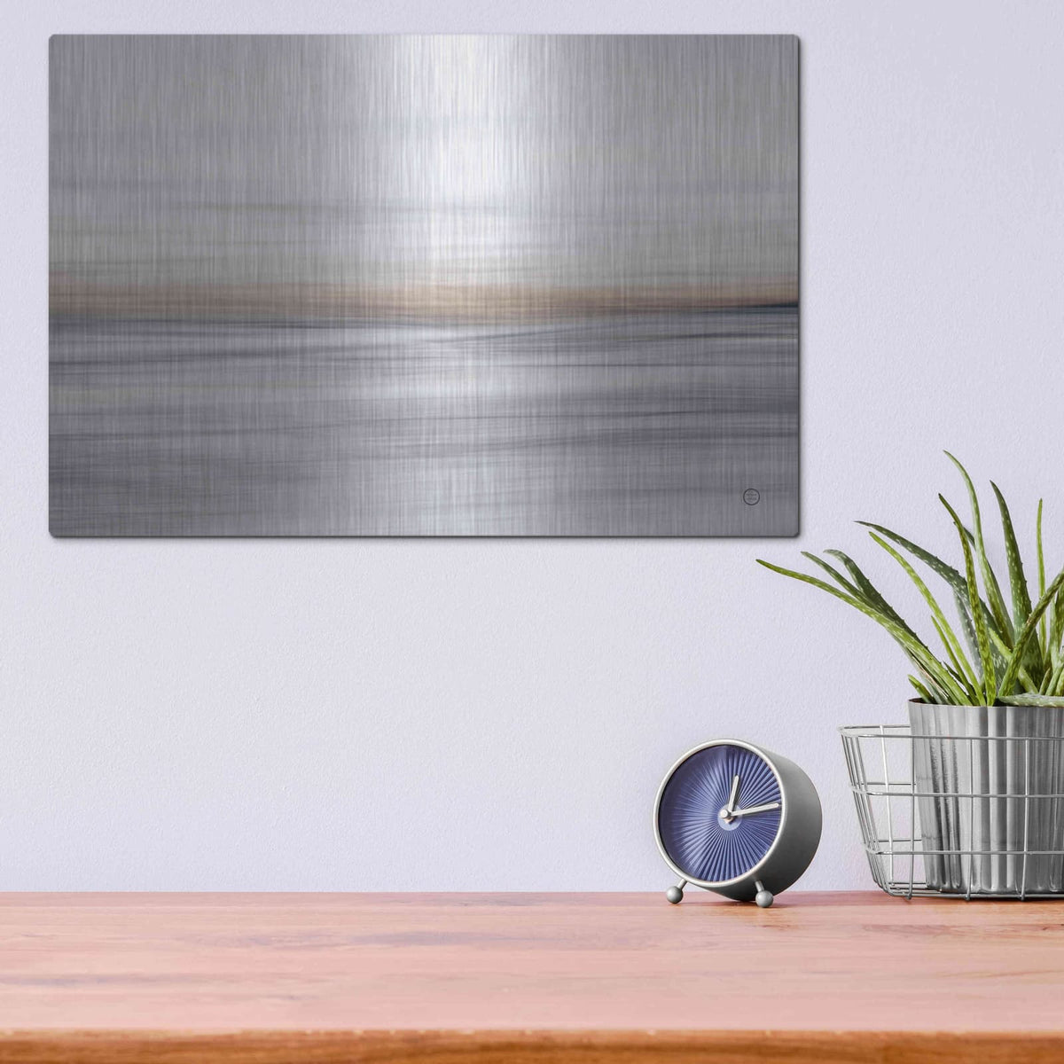 'Waves Move Me II' by Nathan Larson – Metal Wall Art, 16x12 room view