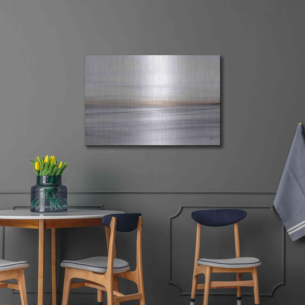'Waves Move Me II' by Nathan Larson – Metal Wall Art, 36x24 room view
