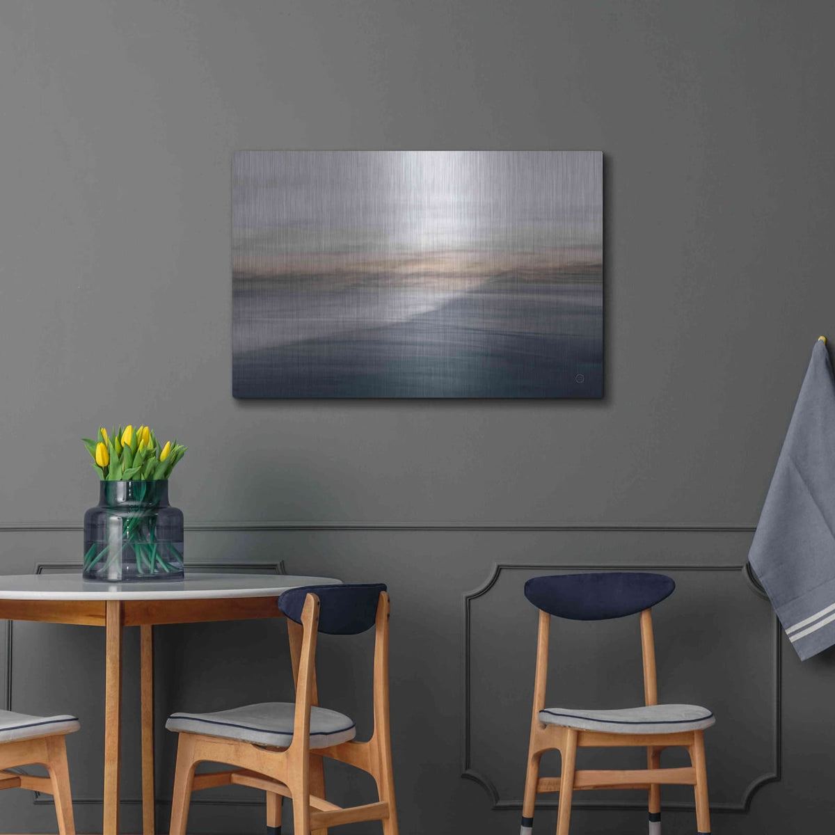 'Waves Move Me III' by Nathan Larson – Metal Wall Art, 36x24 room view