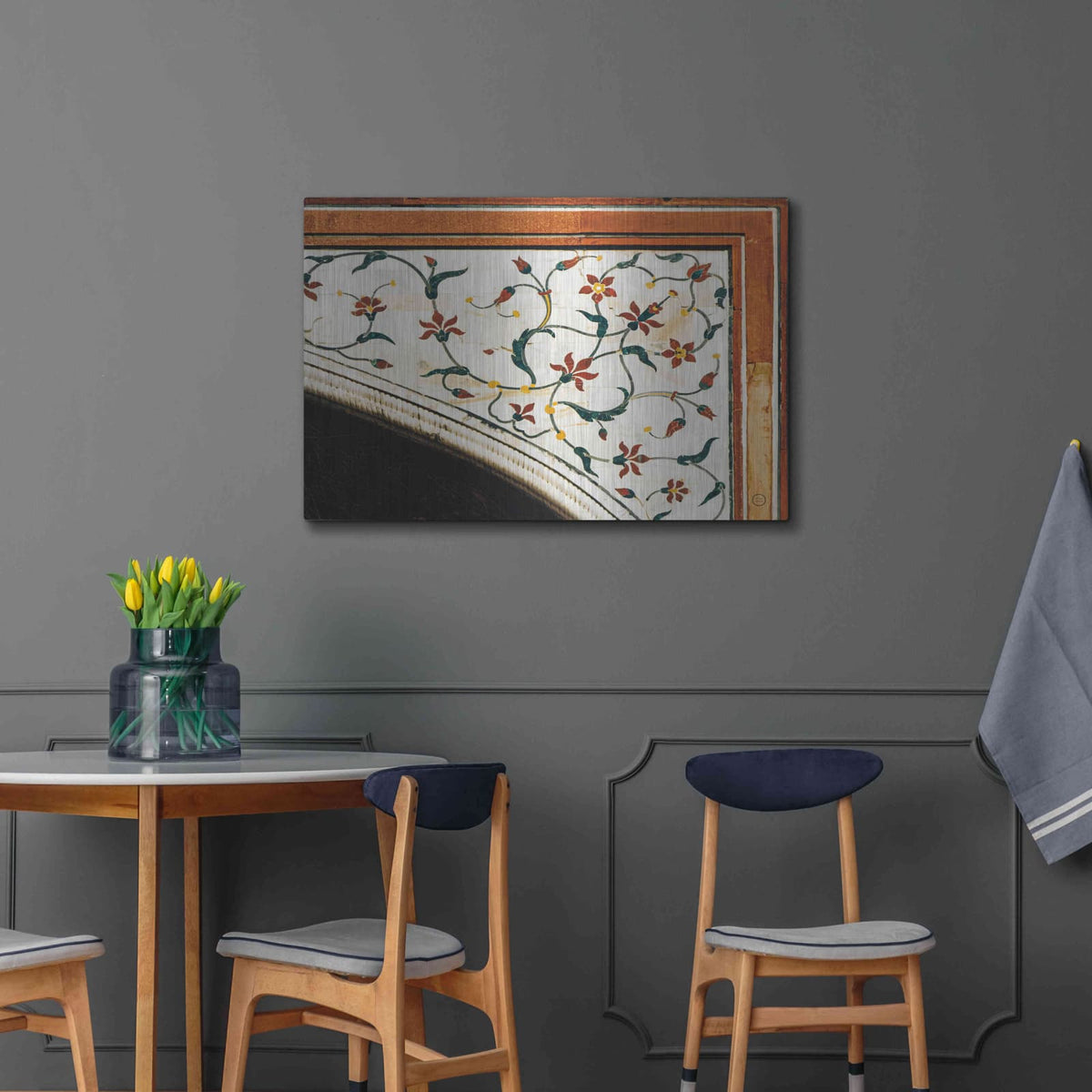 'Mosaic I' by Nathan Larson – Metal Wall Art, 36x24 room view