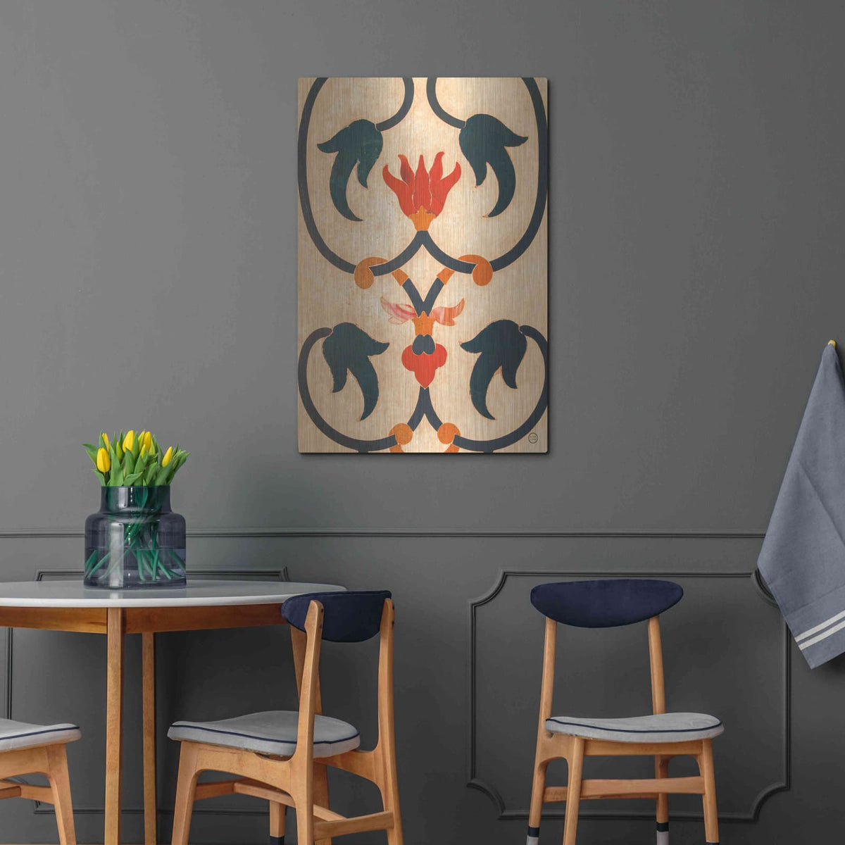 'Mosaic II' by Nathan Larson – Metal Wall Art, 24x36 room view