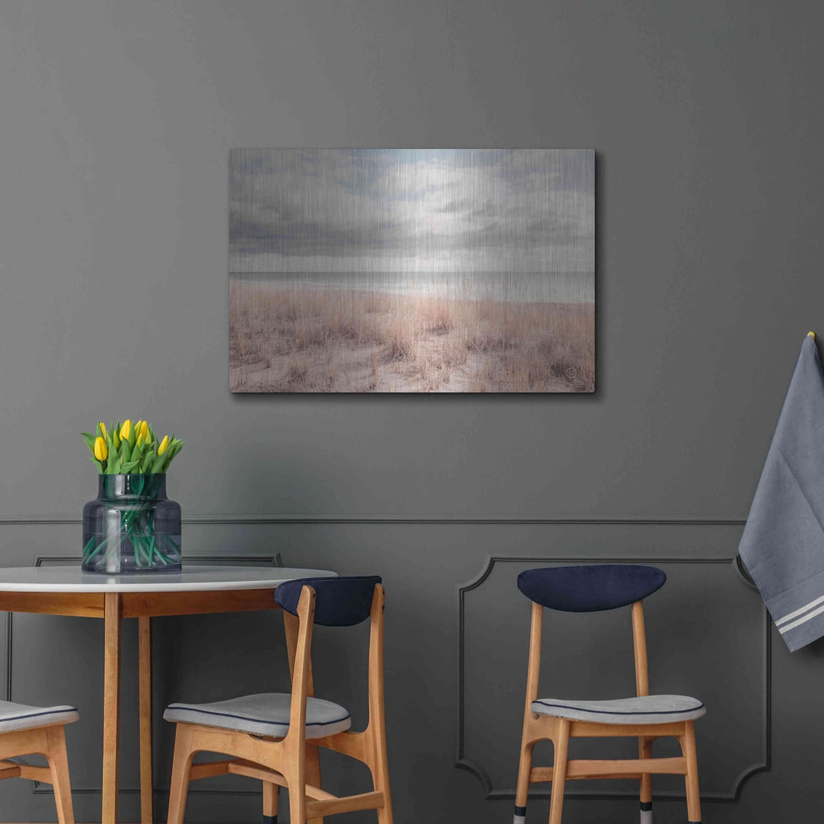 'Soft Oceans' by Nathan Larson – Metal Wall Art, 36x24 room view