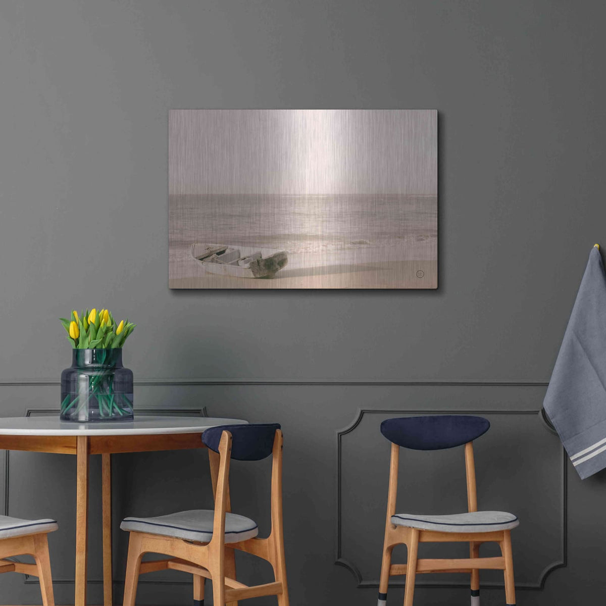 'Fishing Boat at Sunset' by Nathan Larson – Metal Wall Art, 36x24 room view