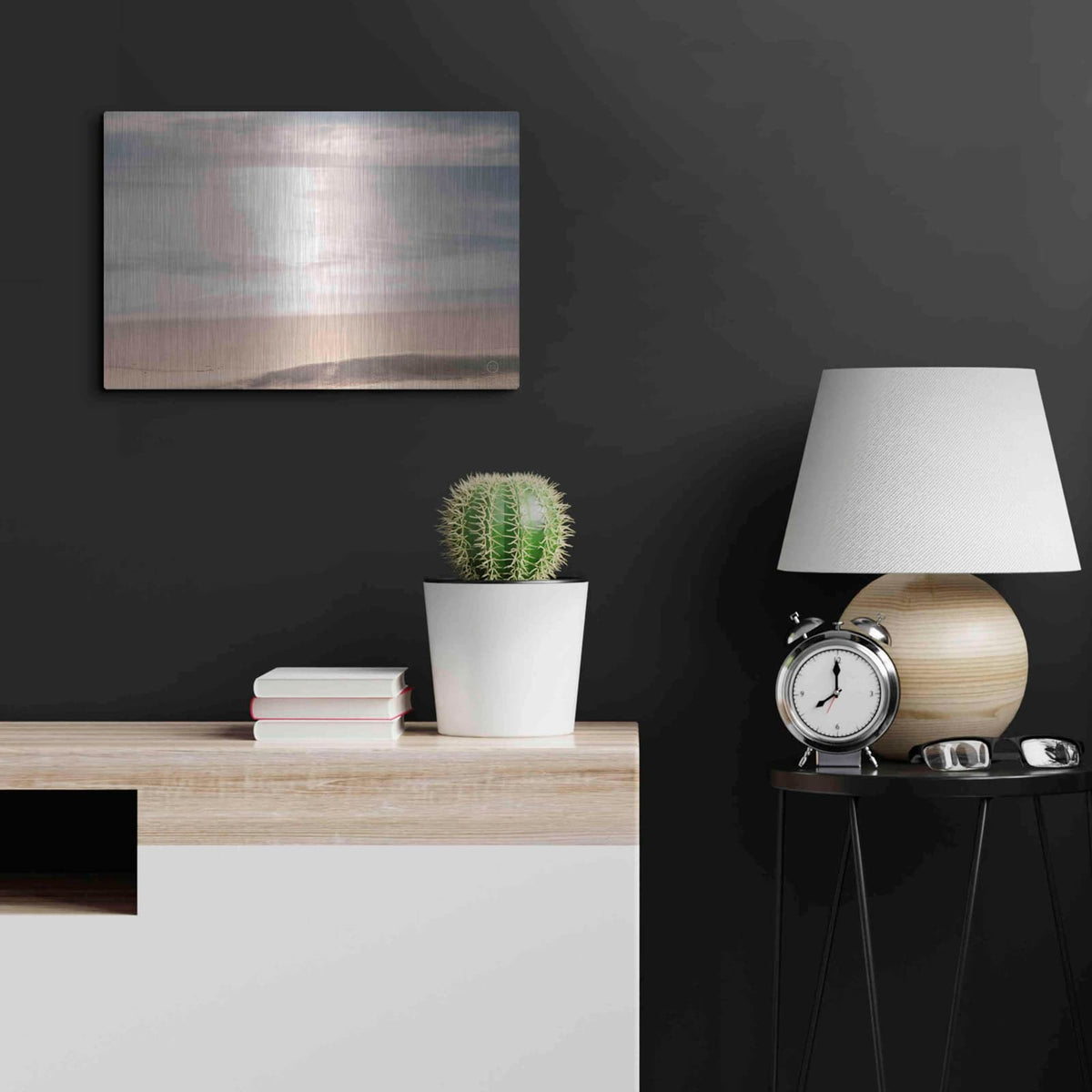 'Smooth Waters' by Nathan Larson – Metal Wall Art, 24x16 room view
