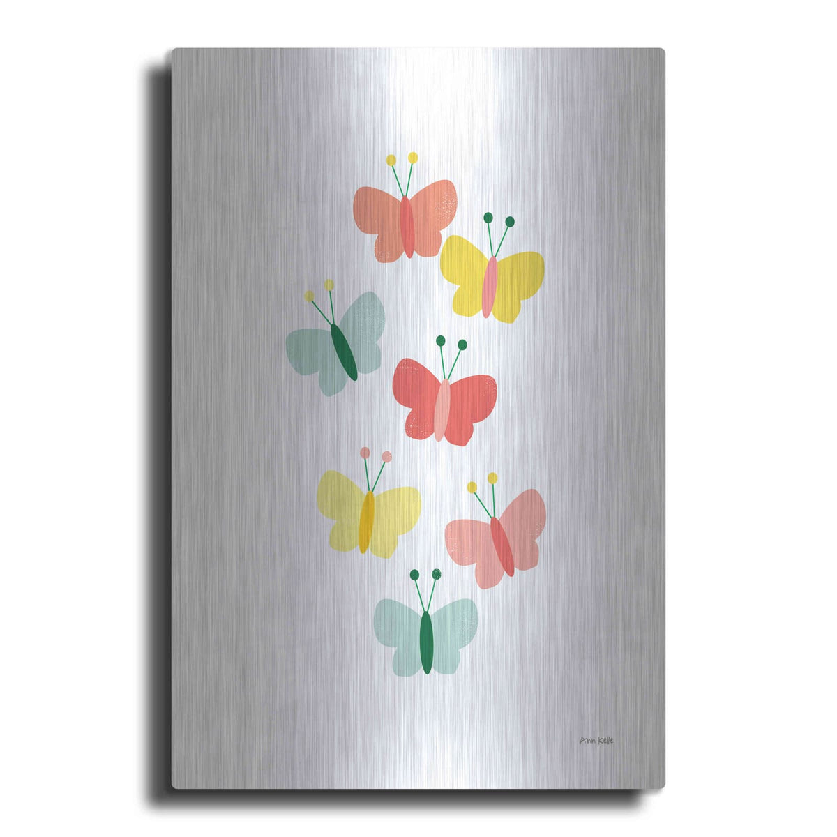 'Butterfly Friends' by Ann Kelle – Metal Wall Art
