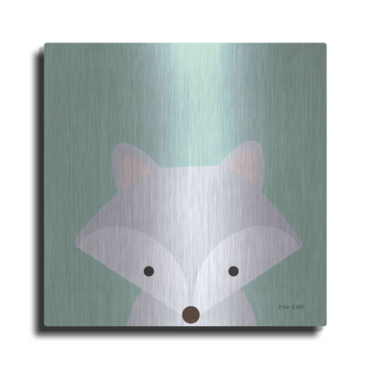 Luxe Metal Art 'Cuddly Fox' by Ann Kelle Designs, Metal Wall Art