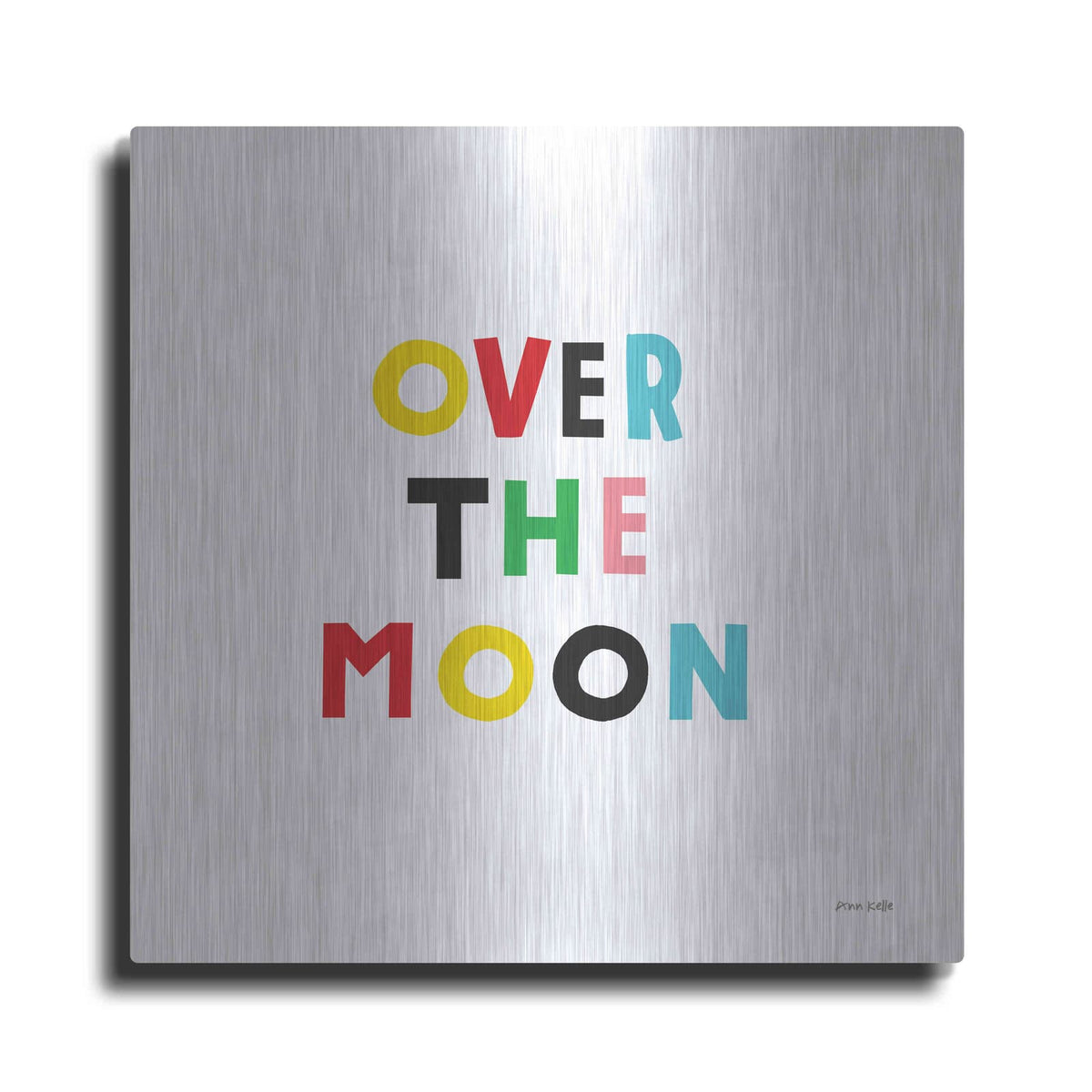 'Over the Moon' by Ann Kelle – Metal Wall Art