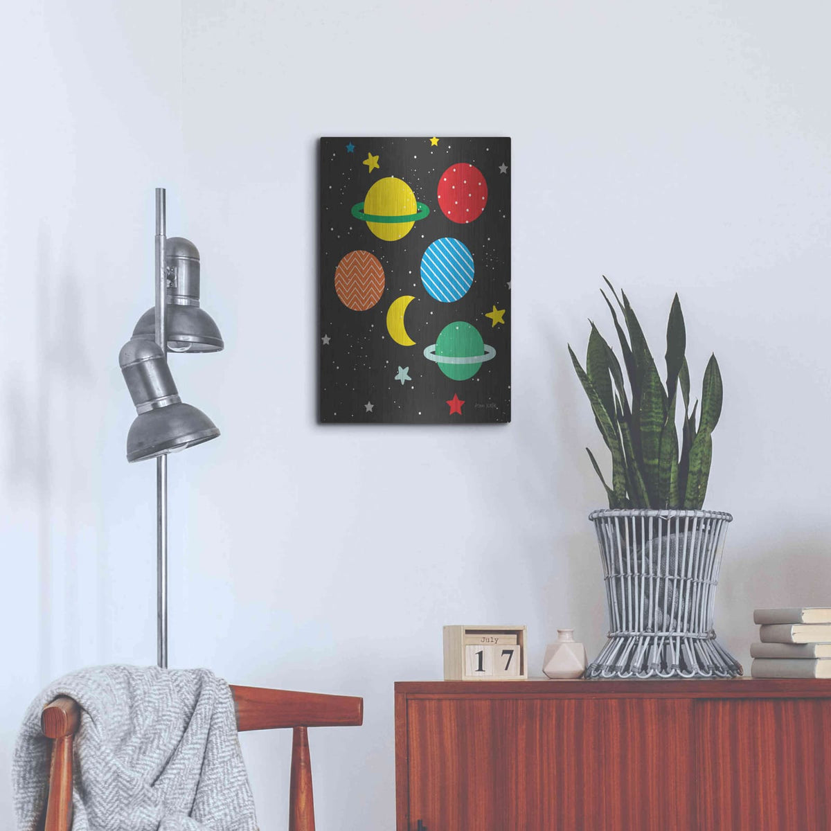 'Outer Space' by Ann Kelle – Metal Wall Art, 16x24 room view