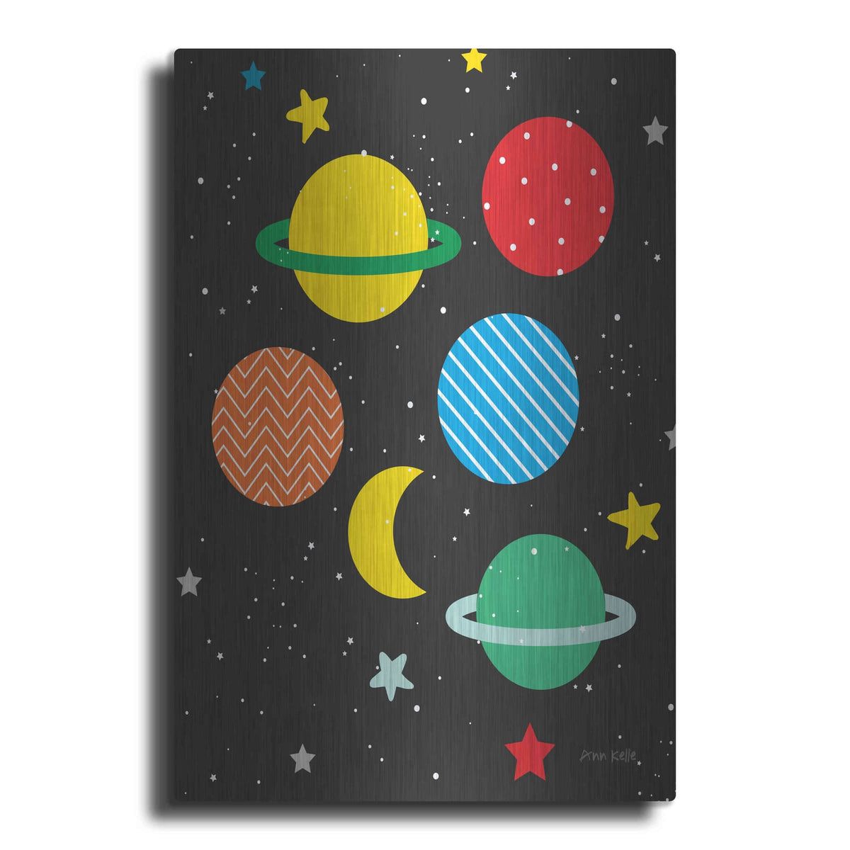 'Outer Space' by Ann Kelle – Metal Wall Art