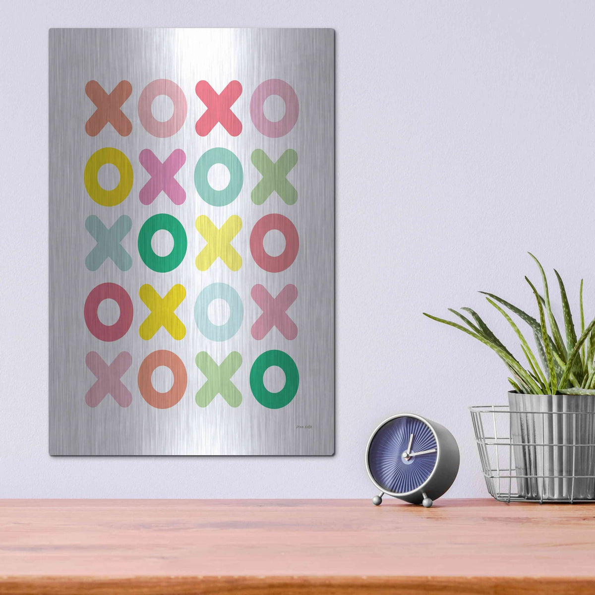 'Love You Lots' by Ann Kelle – Metal Wall Art, 12x16 room view