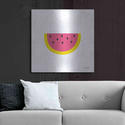 Luxe Metal Art 'Watermelon' by Ann Kelle Designs, Metal Wall Art,36x36