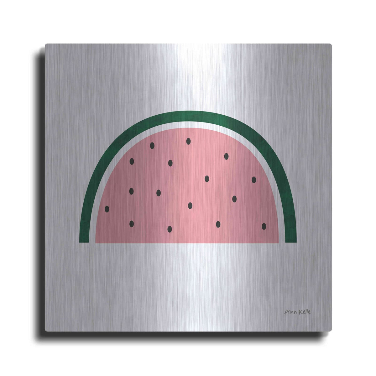 'Watermelon 2' by Ann Kelle – Metal Wall Art