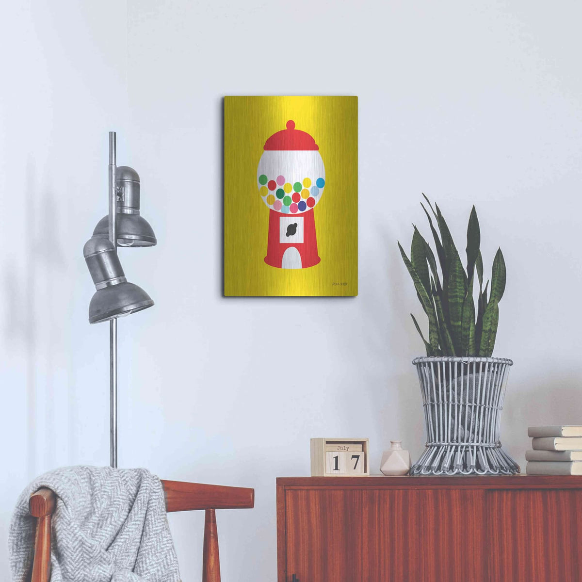 'Gumball Machine' by Ann Kelle – Metal Wall Art, 16x24 room view