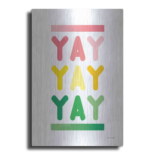 Luxe Metal Art 'Yay' by Ann Kelle Designs, Metal Wall Art