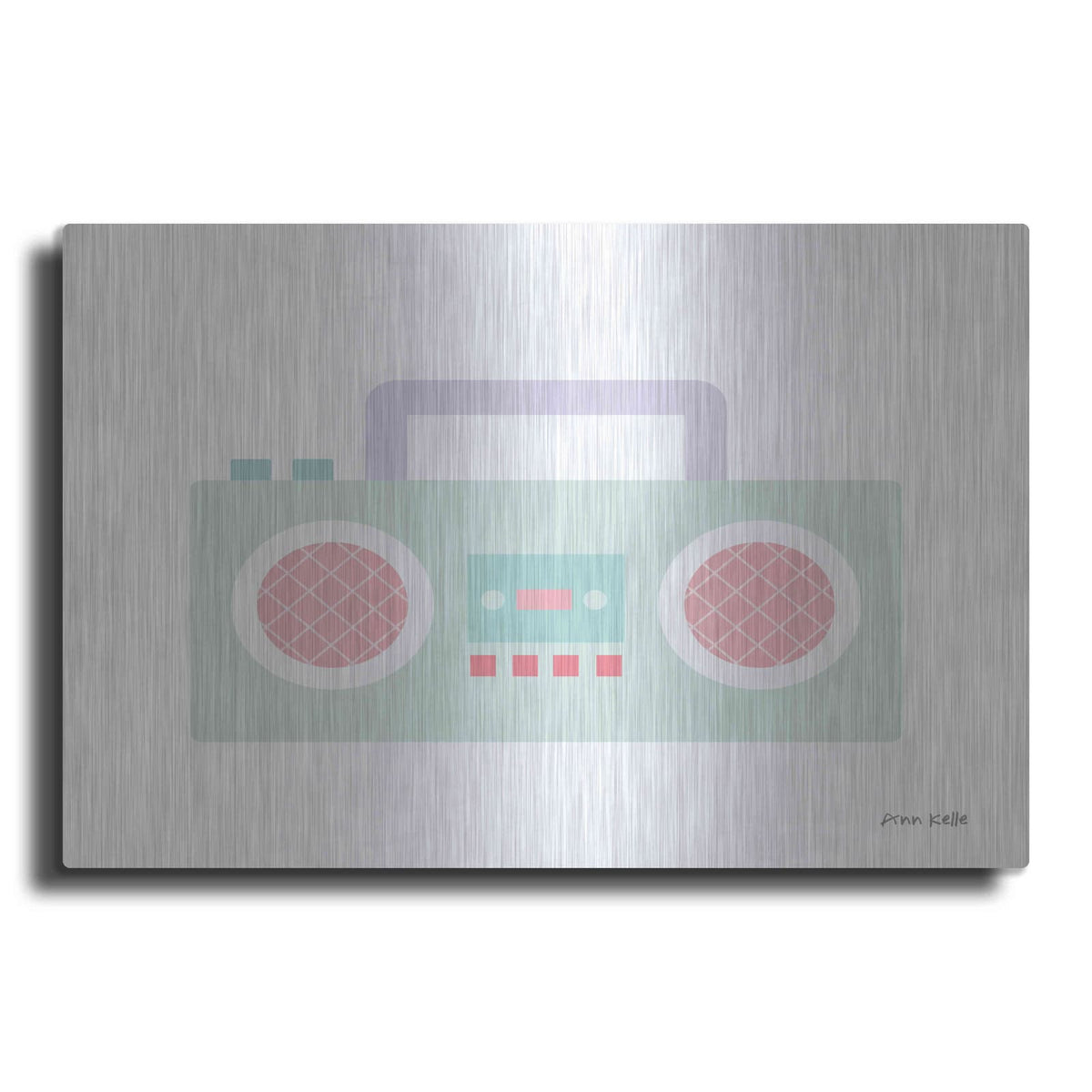 'Boombox' by Ann Kelle – Metal Wall Art