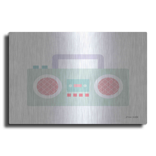 Luxe Metal Art 'Boombox' by Ann Kelle Designs, Metal Wall Art