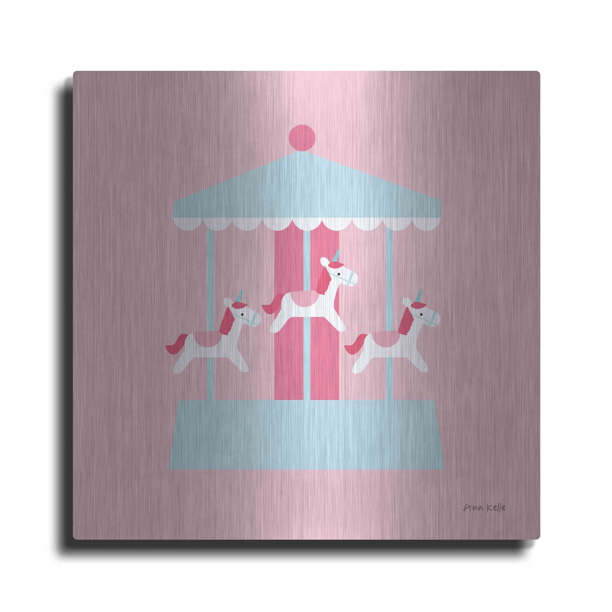 'Merry Go Round' by Ann Kelle – Metal Wall Art