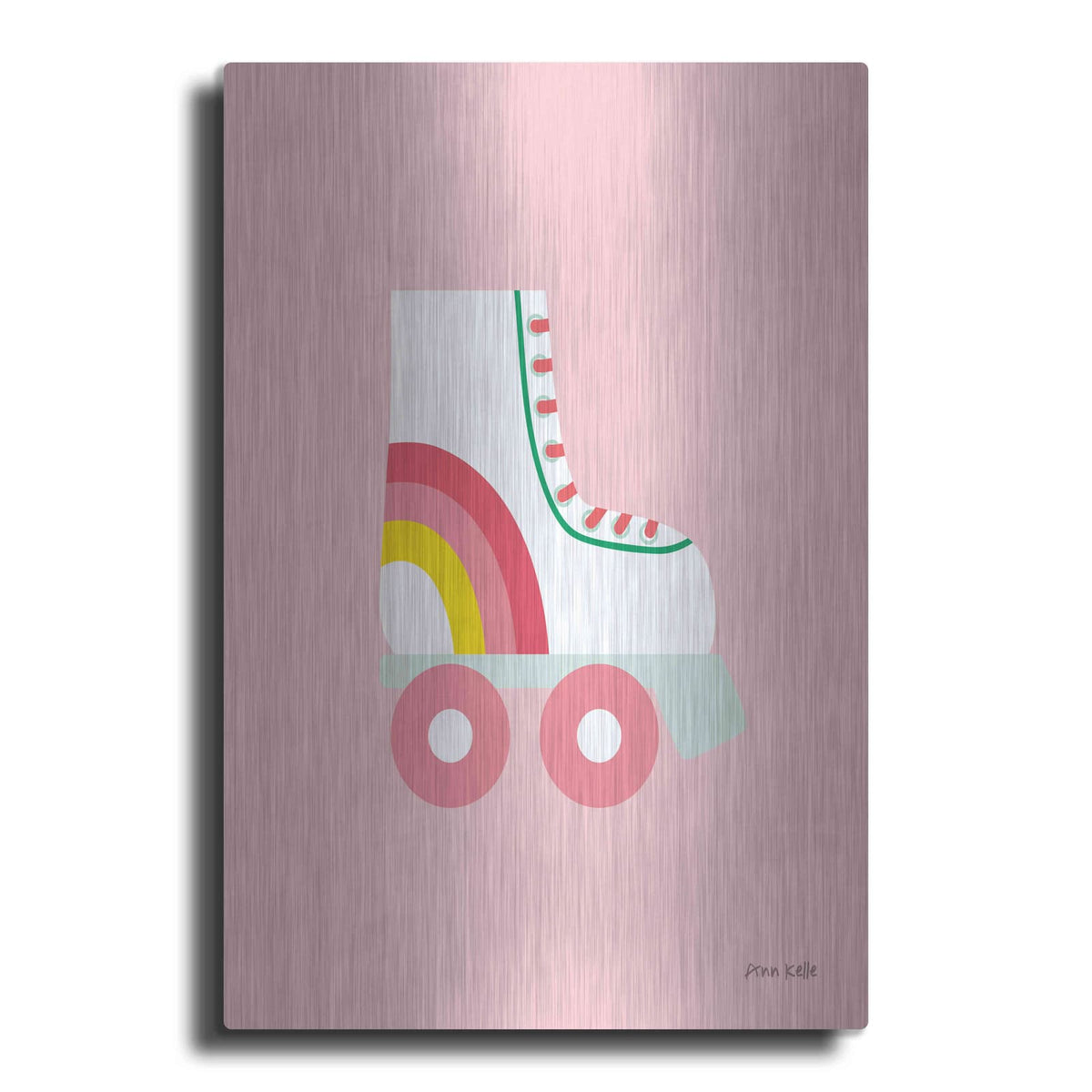 'Rollerskate' by Ann Kelle – Metal Wall Art