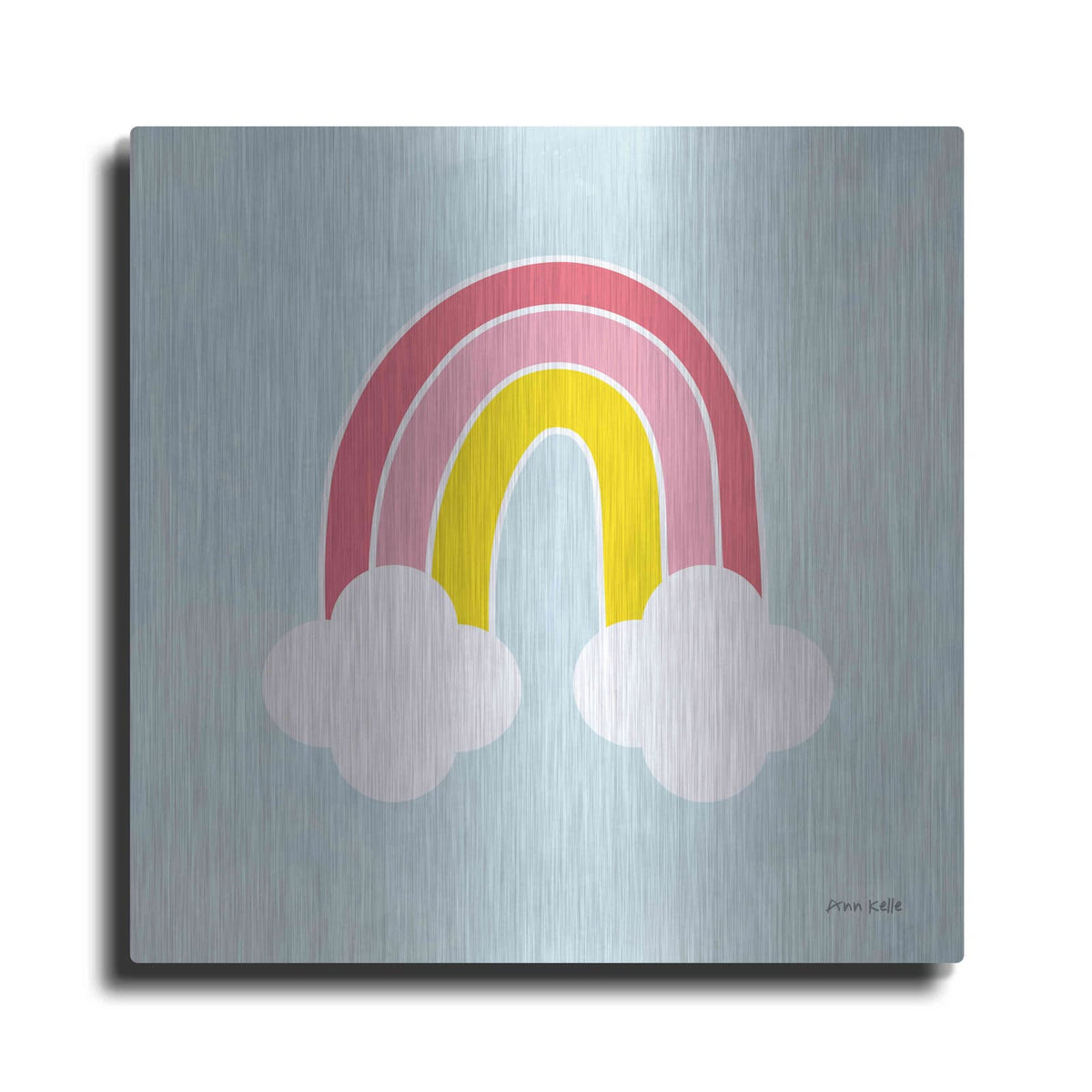'Her Rainbow' by Ann Kelle – Metal Wall Art