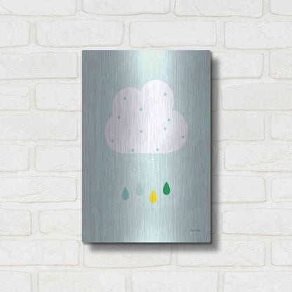 Luxe Metal Art 'Cloud II' by Ann Kelle Designs, Metal Wall Art,12x16