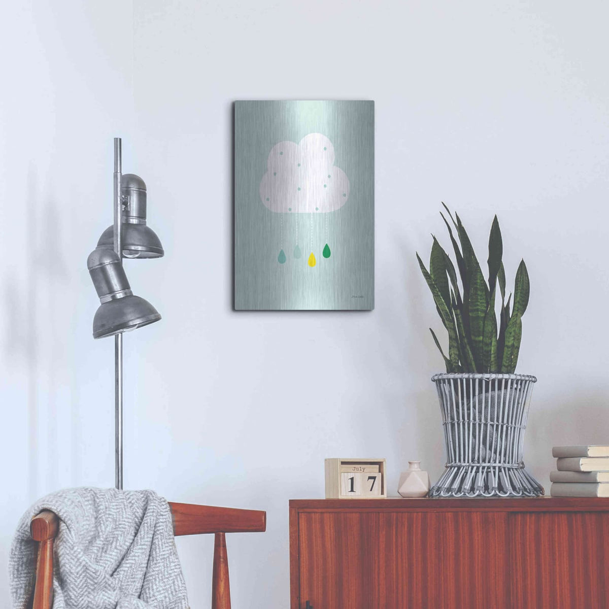 'Cloud II' by Ann Kelle – Metal Wall Art, 16x24 room view