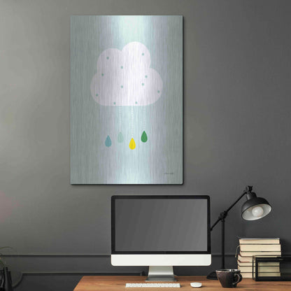 Luxe Metal Art 'Cloud II' by Ann Kelle Designs, Metal Wall Art,24x36