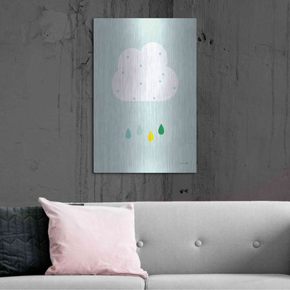 Luxe Metal Art 'Cloud II' by Ann Kelle Designs, Metal Wall Art,24x36