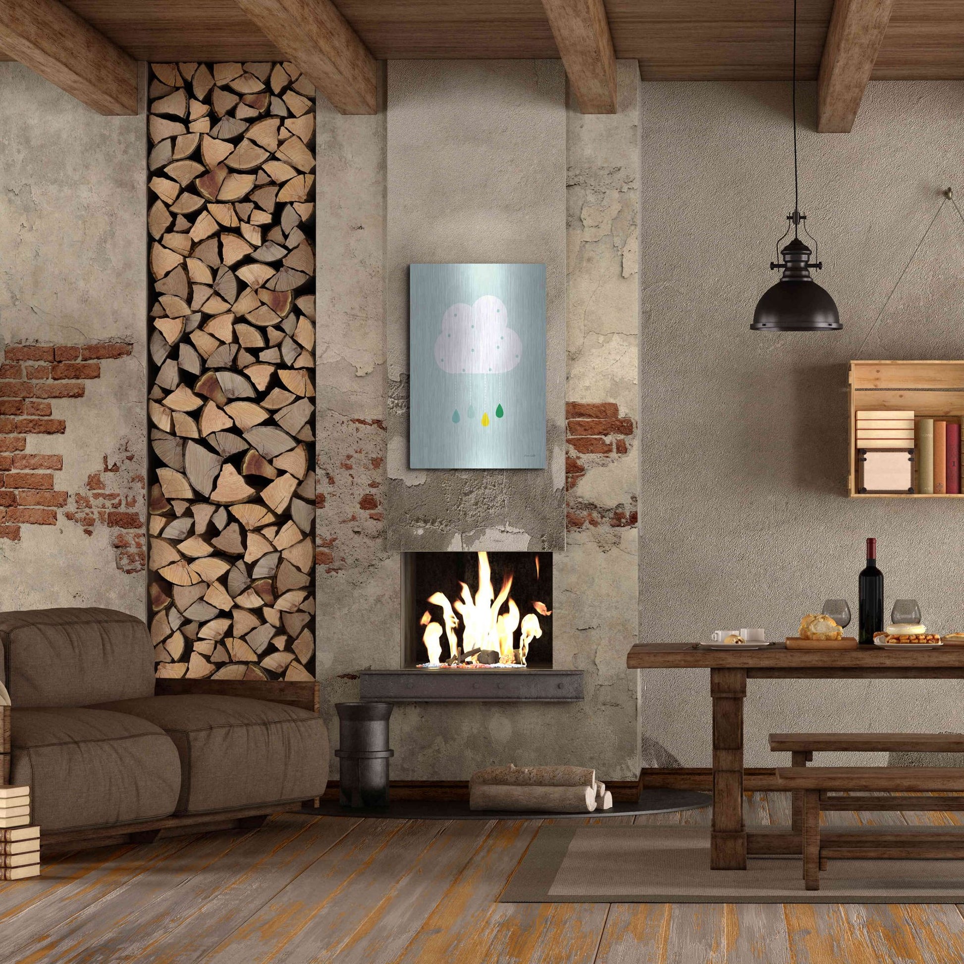 Luxe Metal Art 'Cloud II' by Ann Kelle Designs, Metal Wall Art,24x36