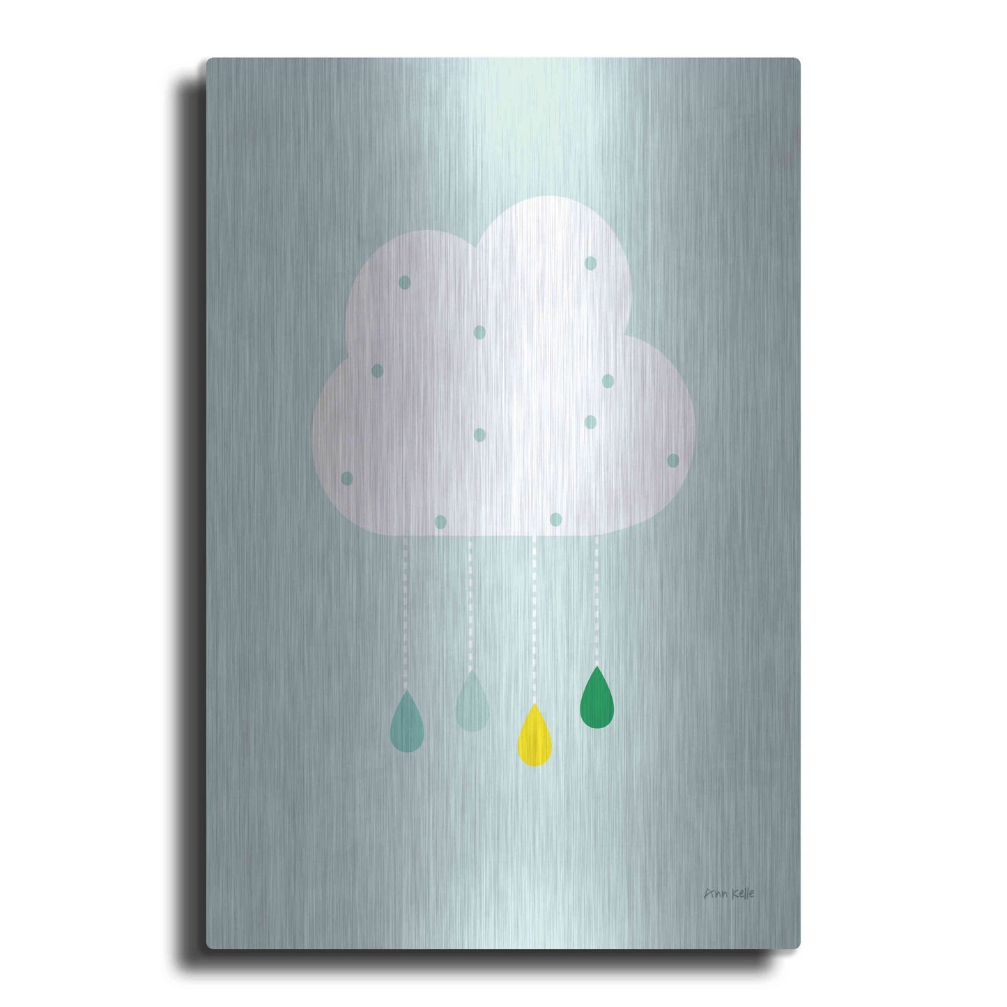 Luxe Metal Art 'Cloud II' by Ann Kelle Designs, Metal Wall Art