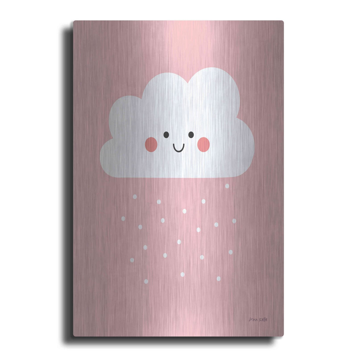 'Happy Cloud I' by Ann Kelle – Metal Wall Art