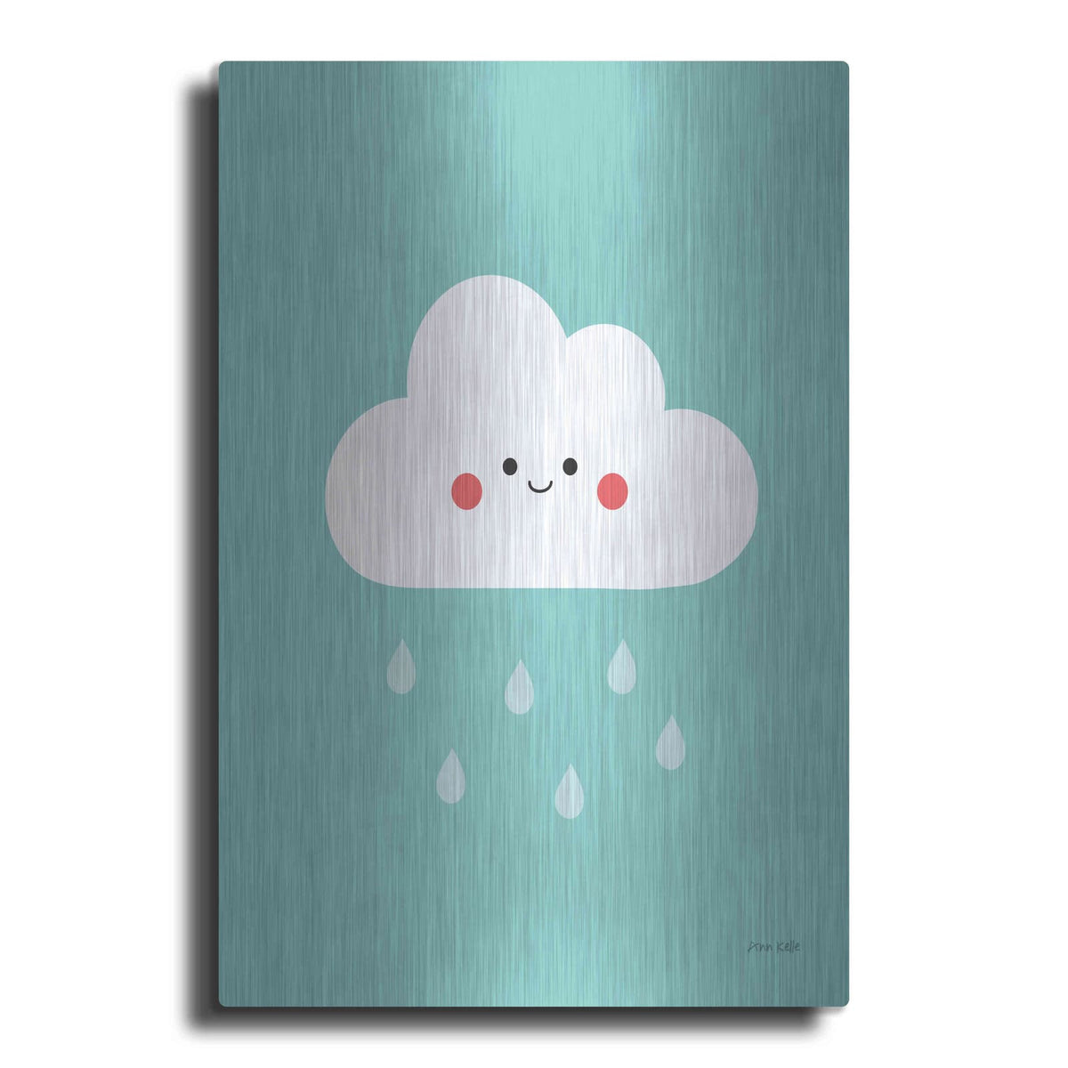'Happy Cloud II' by Ann Kelle – Metal Wall Art