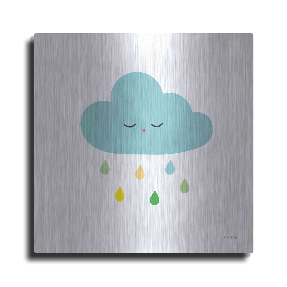 'Sleepy Cloud I' by Ann Kelle – Metal Wall Art
