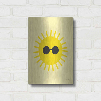 Luxe Metal Art 'Sunny' by Ann Kelle Designs, Metal Wall Art,12x16