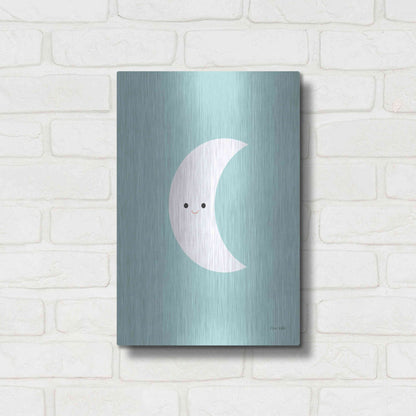 Luxe Metal Art 'Moon' by Ann Kelle Designs, Metal Wall Art,12x16