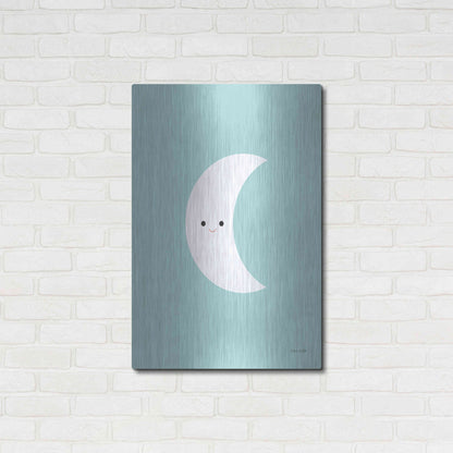 Luxe Metal Art 'Moon' by Ann Kelle Designs, Metal Wall Art,24x36