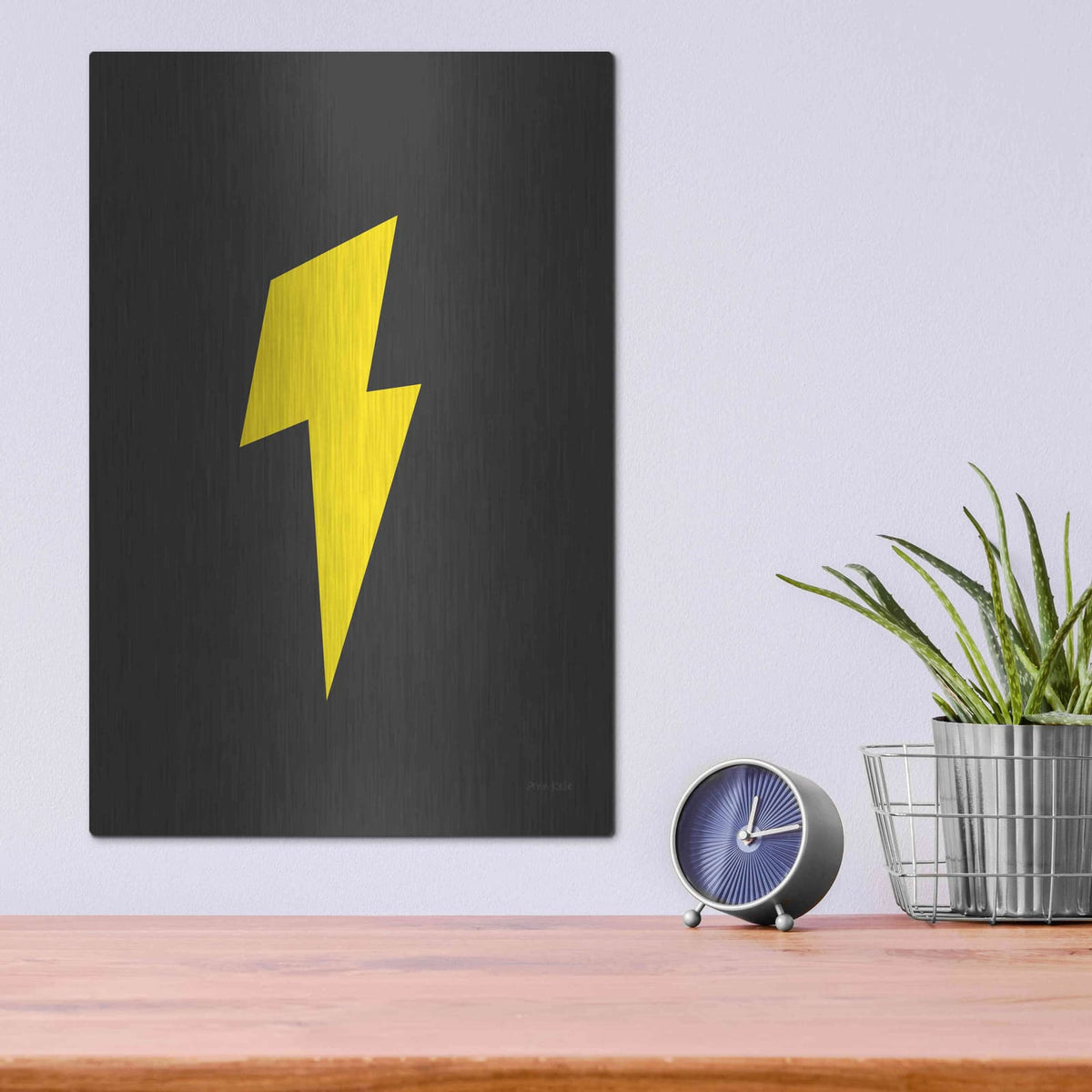'Lightning' by Ann Kelle – Metal Wall Art, 12x16 room view
