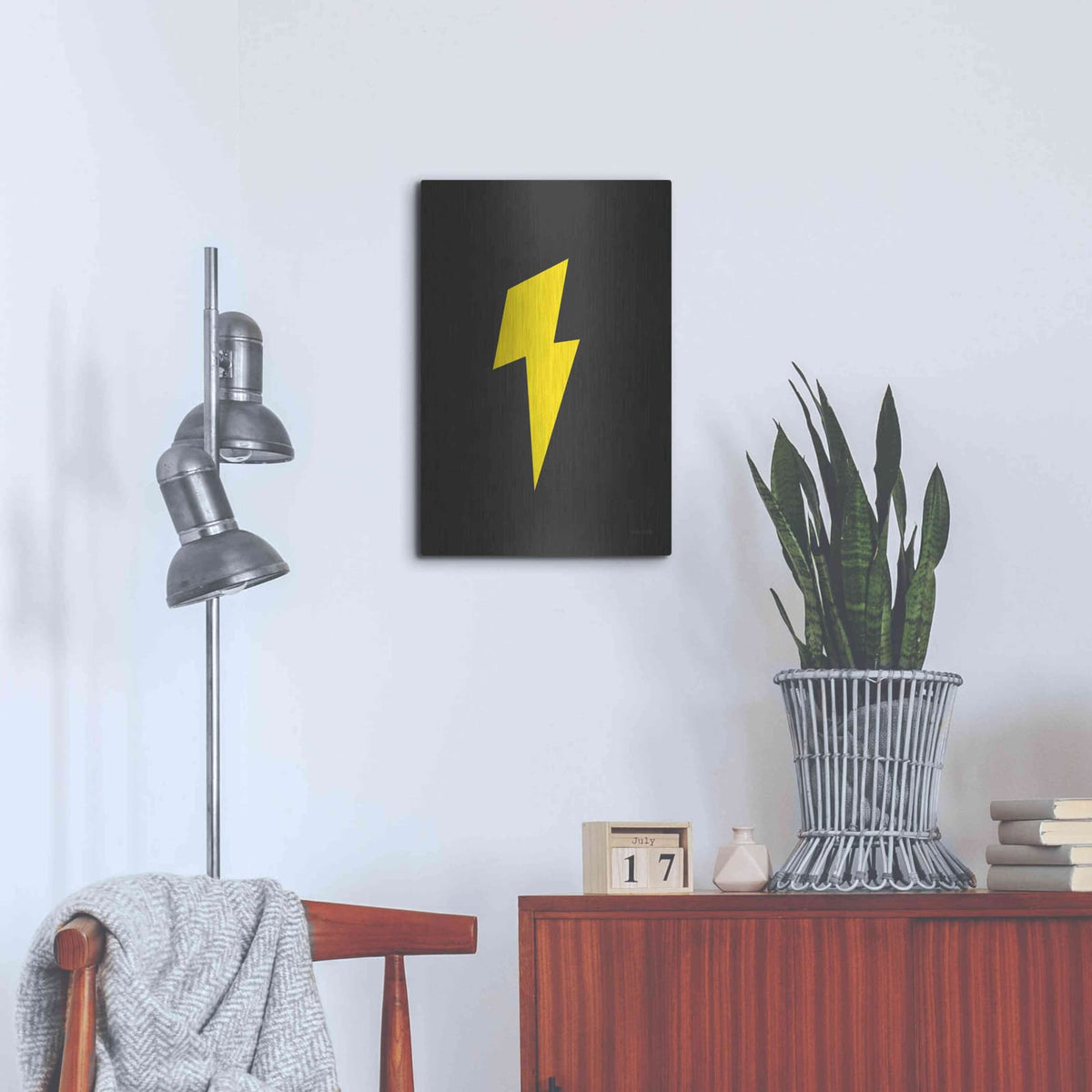 'Lightning' by Ann Kelle – Metal Wall Art, 16x24 room view