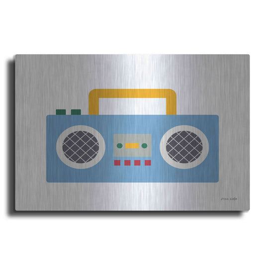 Luxe Metal Art 'Retro Boombox' by Ann Kelle Designs, Metal Wall Art