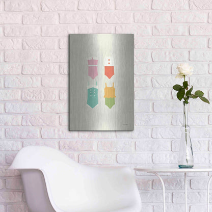 Luxe Metal Art 'Summer Bathing Suits' by Ann Kelle Designs, Metal Wall Art,16x24
