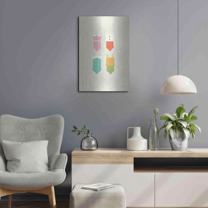 Luxe Metal Art 'Summer Bathing Suits' by Ann Kelle Designs, Metal Wall Art,16x24