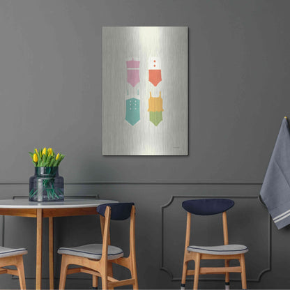 Luxe Metal Art 'Summer Bathing Suits' by Ann Kelle Designs, Metal Wall Art,24x36