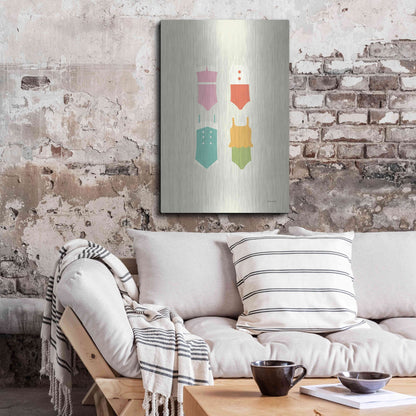 Luxe Metal Art 'Summer Bathing Suits' by Ann Kelle Designs, Metal Wall Art,24x36