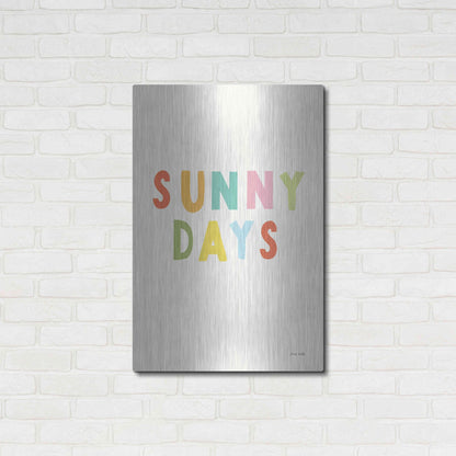 Luxe Metal Art 'Sunny Days' by Ann Kelle Designs, Metal Wall Art,24x36