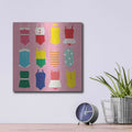 'Bathing Suits Galore' by Ann Kelle – Metal Wall Art, 12x12 room view