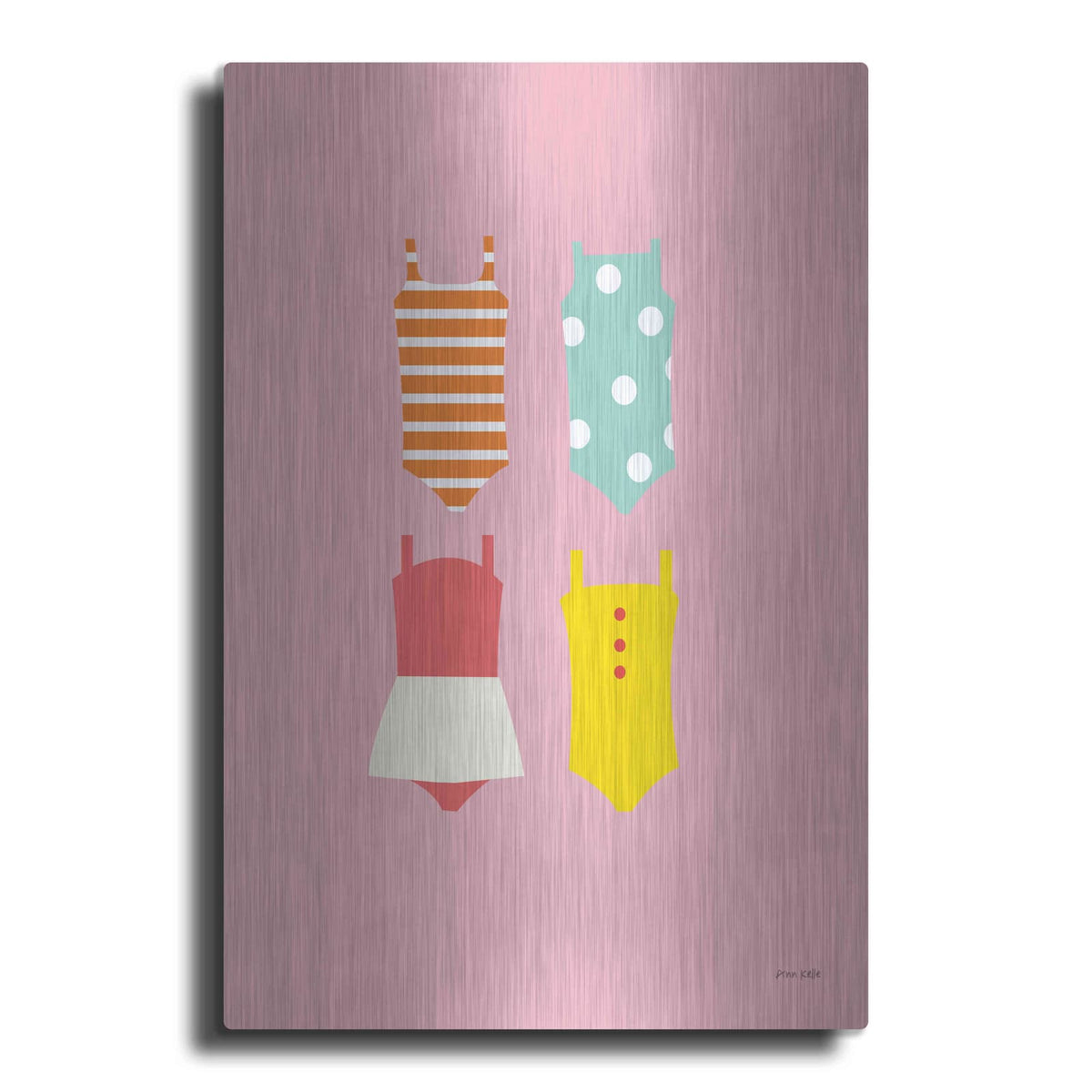 'Bathing Suits Galore II' by Ann Kelle – Metal Wall Art