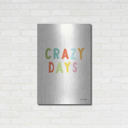 Luxe Metal Art 'Crazy Days' by Ann Kelle Designs, Metal Wall Art,24x36