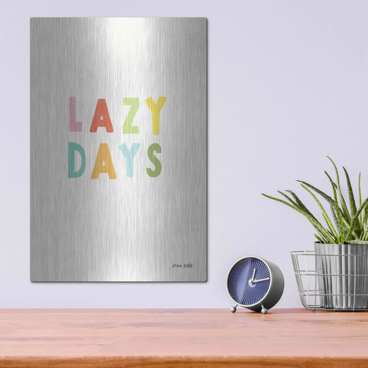 'Lazy Days' by Ann Kelle – Metal Wall Art, 12x16 room view
