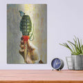 'Bad Intentions' – Metal Wall Art, 12x16 room view