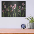 'Spring Tulips IX' by Debra Van Swearingen – Metal Wall Art, 16x12 room view